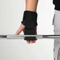 Weight Lifting Hook Grips 2pack with Wrist Wraps - Heavy Duty Gym Hooks for Deadlift Powerlifting Pull-Ups