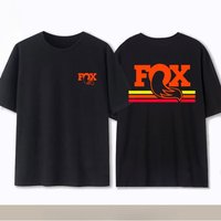 AliExpress Summer Fox Racing Cross-country Mountain Bike Commemorative T-shirt High Quality Fashion Men Women Short Sleeve Round Neck Top