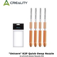 For Creality K2 Plus Hotend Nozzle Kit Quick-Swap Hardened Steel All-Metal Nozzle For Creality K2/K2 Pro 3D Printer Parts