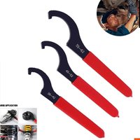 【LM】Comfort Grip Hook Wrench Spanner Tool C Type For Round Nut 38 42 45 52 55 62 68 72mm Adjustable Hand Tool Plumbing Repair