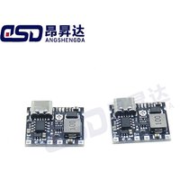 1pcs Lithium Li-ion 18650 3.7V 4.2V Battery Charger Board DC-DC Step Up Boost Module USB Type-C TP4056 Fast Charge Module