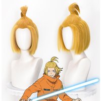 Cosplay Wig Fire Force Anime Wig Arthur Boyle Anime Game Role-Play Wig Golden Yellow Male Short Synthetic Wig with wigcap