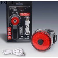 ESLNF Bicycle Tail Lamp Headlight Waterproof LED Warning Mountain Bike Luminous Night Riding Rear Bike Lights Pet Safety Lights