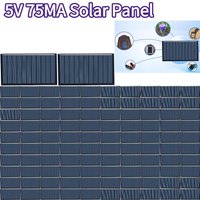 3pcs 80x45mm 5V 75mA Solar Panel Drop Glue Board DIY Solar Silicon Panels Board Polycrystalline Garden Light Power Accessories