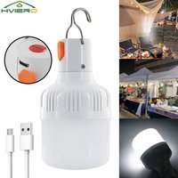 60mm USB Rechargeable Led Bulb Portable Camping Emergency Lighting Light Flashlight Outdoor Garden Picnic Work Hanging Tent Lamp