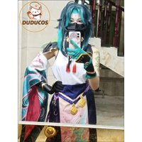 IN STOCK Xiao Cosplay Game Cosplay Genshin Impact DUDU-R Xiao Upgraded Version Costume Xiao Wig Plus Size Halloween