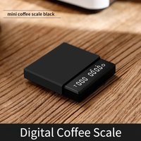 Bincoo Professional Coffee Scale Mini Smart Timer 2kg/0.1g g/oz/ml High Precision Digital Weight Kitchen Scale Home Barista Tool
