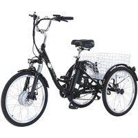 AliExpress GOGOBEST Gogobest Electric City Tricycle Bike 350W Motor 36V 20Ah Battery 24-inch Tire Adult Ebike