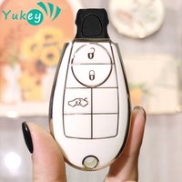 For Dodge Challenger Charger Magnum Journey Ram Jeep Commander Grand Cherokee Chrysler 300 TPU Car Key Cover Remote Fob Case