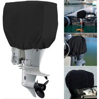 New 15-150HP Full Outboard Engine Cover Anti-scratch 210D Oxford Cloth Motor Engine Boat Cover Sun Protection Waterproof Cover