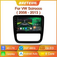 For VW Volkswagen Scirocco 2008 - 2013 Car Radio Android Multimedia Video Player Navigation GPS Carplay Touch Screen Auto Stereo