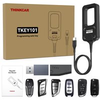THINKCAR TKEY 101 Universal Car Key Programmer with 6 Unit Remote Keys Auto Anti-Theft Systems Programming For MUCAR 892BT 689BT