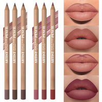3Pcs Long-Lasting Velvet Lip Liner Matte Lipstick Waterproof Perfect Gift for Valentine's Day, Lip Liner Set
