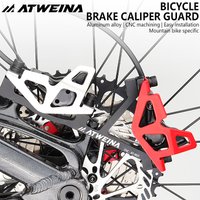 AliExpress NONE ATWEINA MTB Brake Caliper Guard CNC Aluminum Alloy Protection Cover for Mountain Bike Easy Install Bicycle Accessory