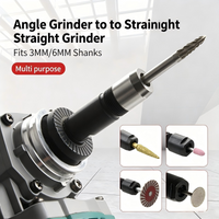3mm Modified Adapter Straight Grinder Chuck M10*1.5 Thread For 100 Type Angle Grinder Woodworking Cutting Tool