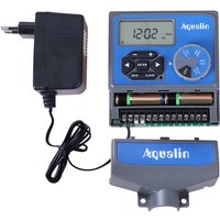 8 Stations Garden Automatic Irrigation AC 230V Input Controller Water Timer Watering System with EU Standard Transformer