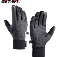 AliExpress NONE GETINFIT Cycling Gloves Warm Wool Windproof Waterproof Bicycle Touch Screen Fitness Full-finger Gloves Outdoor Running Skiing
