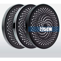Upgraded 11'' Big Panel High Pressure Waterfall Shower Head 275mm Large Flow Pressure Boosting Design Bathroom Top Showerhead