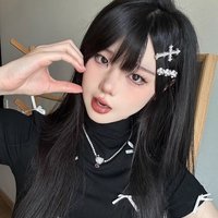 Sweetheart Hot Girl Cross Crystal Hairpin Sweet Cool Little Flower Diamond Side Clip High-End Hairpin