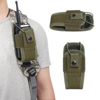 1-3pcs 1000D Molle Talkie Pouch Tactical Radio Walkie Bag Holder Pocket Portable Interphone Holster Carry Bag Hunting Camping