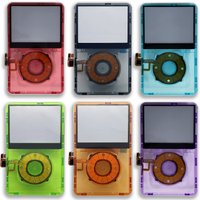 Przezroczysta obudowa z przednią płytą, pokrywą i środkowym przyciskiem Clickwheel do iPod Classic Video 5. i 5.5. generacji, 30GB, 60GB, 80GB, A1136