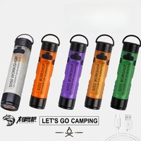 Gopeak Pocket Mini Flashlight Outdoor Key Clip Cap Ambient Led Long Endurance Disaster Relief Emergency Small Light