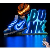 Kyglaring LED Light Kit suitable for Nike Dunk x LEGO® Set 43008 Building Blocks Decorative Lamp Not Include Lego Building