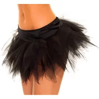 Sexy Adult Mini Tulle Tutu Ballet Multi-layer Ruffle Frilly Corset Petticoat Women Party Skirts Club Short Pettiskirt Plus Size