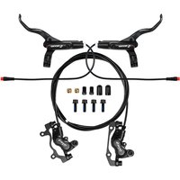 ZOOM Electric Bicycle Disc Brake 4-piston Scooters Bike Hydraulic Brake Handle Caliper Power Off Cycling Accessories Part