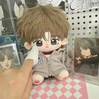 JINX:Kim Dan Joo Jaekyung Male BL Handsome Boy Plush Doll Cotton Stuffed Nude Body Dress Up Clothes Plushies Toys Mascot 20cm