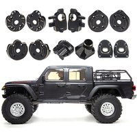 Heavy Black Brass Weights Portal Drive Housing Steering Knuckles Diff Cover for Axial Capra SCX10 3 AR45P Vanquish F9 CP44 Axle