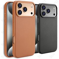 Étui de téléphone magnétique en cuir PU, pour iPhone 18 17 Pro Max 16 15 14 Plus 13 Air, pour chargement sans fil Magsafe, housse antichoc