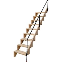 Wall-mounted high-grade telescopic stairs, stretching invisible ladders, folding straight ladders against the wall