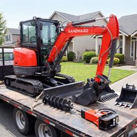 New Mini Excavator 3500kg Cheap Mini Small Digger 1.8 Ton Small Excavator Prices CE EPA Hydraulic Small Micro Digger Customized