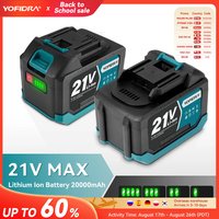 YOFIDRA 388VF 928VF Rechargeable Lithium Battery 22500mAh 15000mah Li-ion Battery for Electric Chainsaw Drill Wrench Power Tool image 4