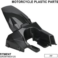 Motorcycle Carbon Fiber Rear Wheel Cover Mud Flaps Mudguard Splash Guards Fender Mudflaps Fairing For Honda Grom MSX 125 MSX125