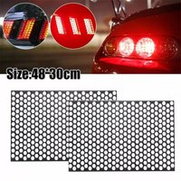 Universal Honeycomb Taillight Stickers DIY Smoke Wrap Film Auto Rear Lamp Protector Decal Car Exterior Styling Accessories