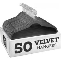 【10pcs】 45cm Flocking Hangers, Non-Slip Plastic Clothes Hangers for Adults, Anti-Wrinkle Magic Wardrobe Organizers