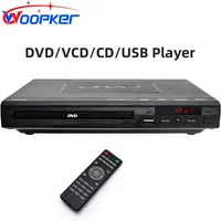 Woopker DVD-225 Player Multi Region Digital TV Disc Player Support DVD CD MP3 MP4 VCD USB Home Theatre System