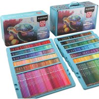 Kalour 520 Colors Art Wood Pencil Set Brutfuner Colored Pencil Oily Lead Darwing Painting School Art Stationery Gift Supply