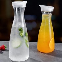 New Transparent Water Bottle Heat-resistant Plastic Juice Bottle Large Capacity Juice Cold Water Bottle