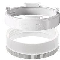 5.1/5.9 inch AC Exhaust Hose Connector AC Exhaust Hose Fitting Adapter Round Air Conditioner Exhaust Pipe Extension Connector
