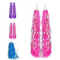 2Pcs Children Bicycle Handlebar Tassels Decoration For Cycling Tricycle Scooter Handlebar Streamers Tassels 3 Colors Bikes Parts