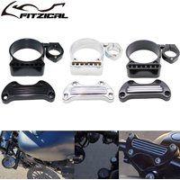 39mm Side Mount Speedometer Instrument Relocator Bracket w/Handle Bar Top Riser Mounts Fits For Harley Sportster XL883 1995-2015