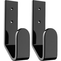 2 Pcs Wall-mounted Keyboard Rack Holder Display Stand Racks Acrylic for