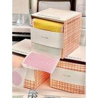 100PCS/Set Creative Pull-out Design Memo Pad DIY Multifunctional Sticky Note Full Adhesive Labels Stickers Creative Stationery