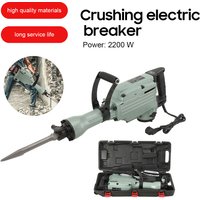 2200 W elektrischer Abbruchhammer 66J für Beton, Stein, Ziegel, Asphalt, Technik, Zertrümmerung und Demontage, elektrische Spitzhacke