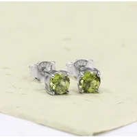100% Pure Silver S925 Earrings Set With Geometric Natural Unique Gemstones Engagement Gift Box Suitable For Men's And Women's Je