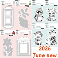 2026 June new Clear Stamp and Metal Cutting Dies Seal for DIY Die Scrapbooking photo album Card Making Decoration Supplies