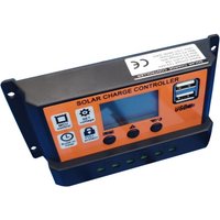 12V/24V PWM 10A Solar Panel Charge Controller Adjustable LCD Display Timer Function Wholesale MPPT‑Compatible Solar Regulator